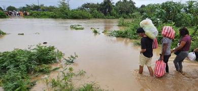 tormenta sara fuertes lluvias