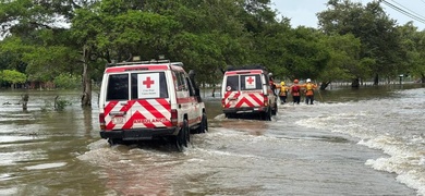 cruz roja costarricense inundaciones lluvias guanacaste