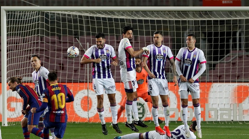 Barcelona gana 1-0 ante el el Valladolid