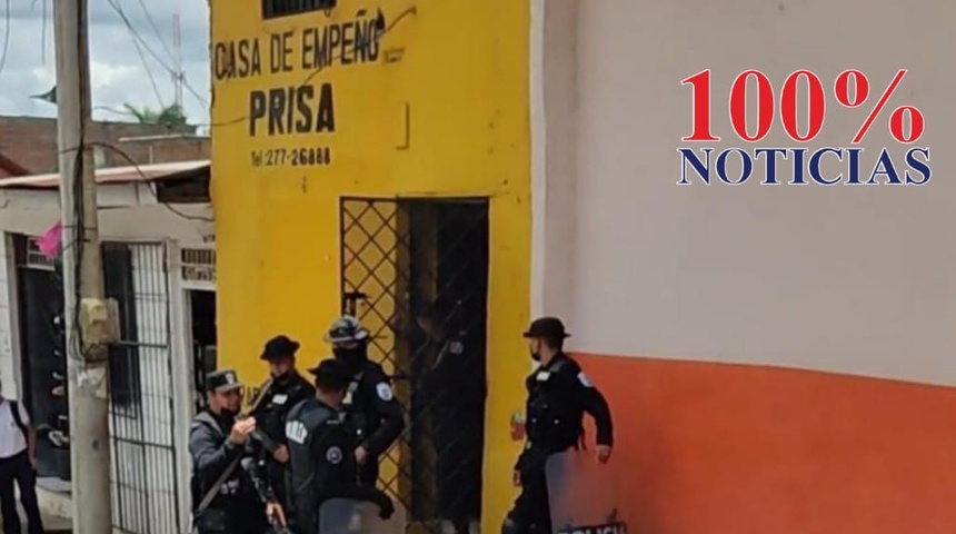 Policía en Nicaragua allana 38 sucursales de la casa de empeños Prisa