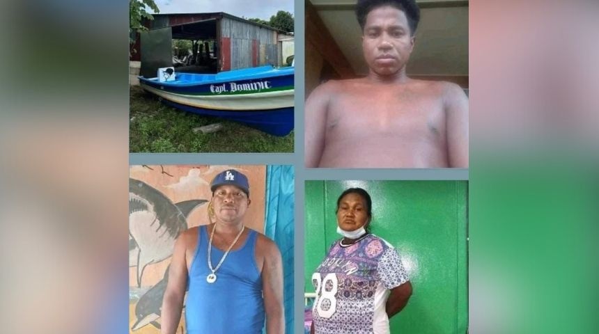 Desaparece embarcación en el caribe de Nicaragua, con tres personas a bordo