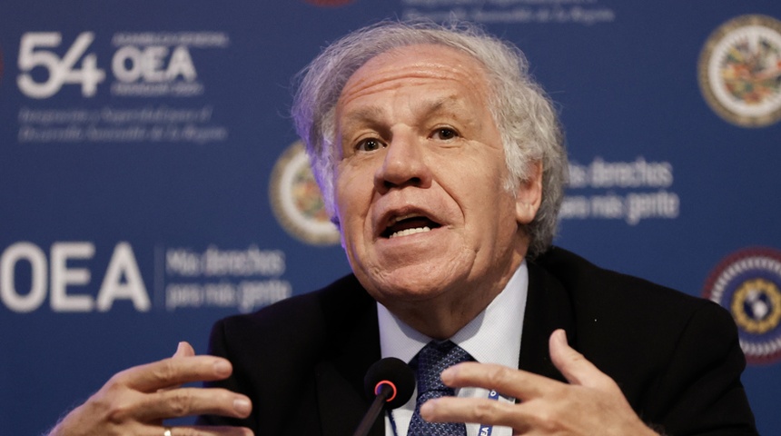 Almagro señala que el ente electoral y TSJ de Venezuela han actuado con "total opacidad"