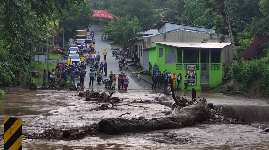 Intensas lluvias azotan distintos puntos de Nicaragua