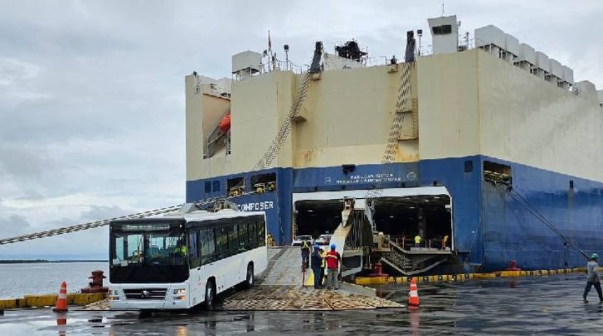 Nicaragua recibe la cuarta flota de autobuses chinos para modernizar el transporte urbano