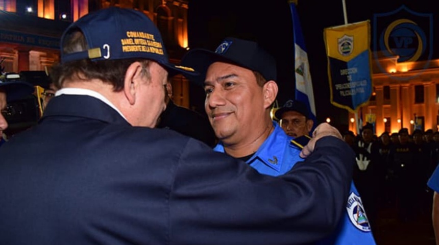 Ortega nombra a jefe de inteligencia como subdirector general de la Policía en Nicaragua