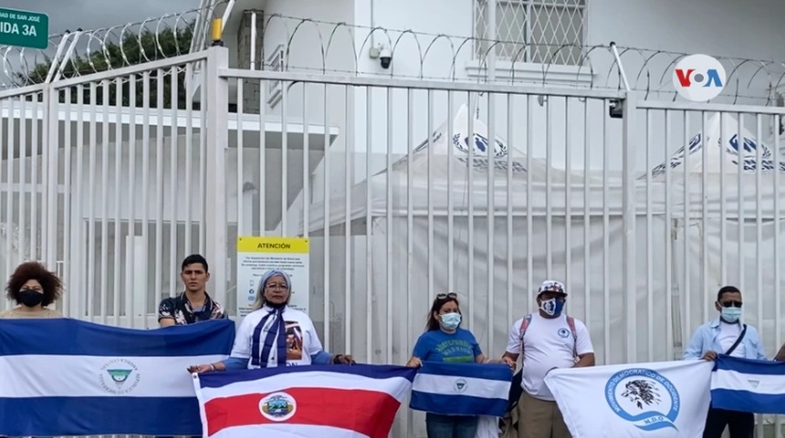 Abandonados, se sienten nicaragüenses exiliados en Costa Rica, piden apoyo a ACNUR