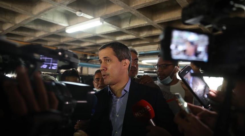 Guaidó no espera "buena fe" del Gobierno venezolano en el proceso de diálogo