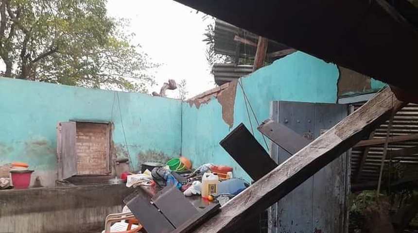 Tornado deja varias casas sin techos en el municipio de Nagarote