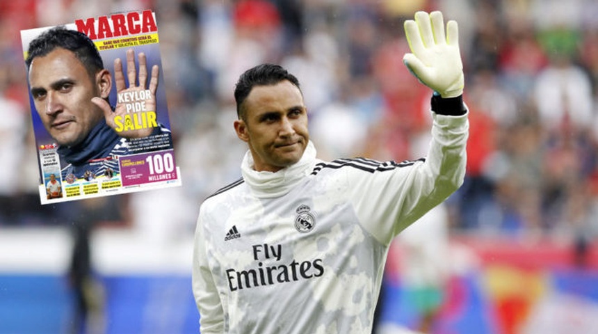 Keylor Navas pide salir del Real Madrid