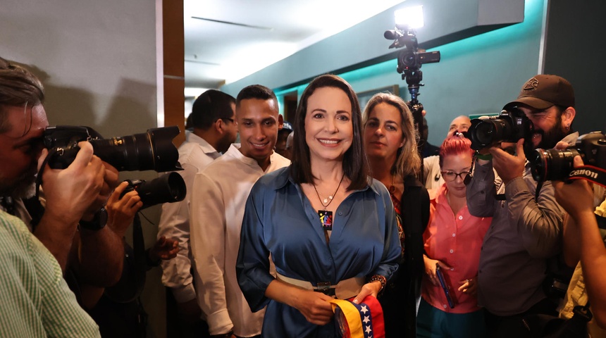 Opositora venezolana Machado dice que su inhabilitación se volverá contra el Gobierno