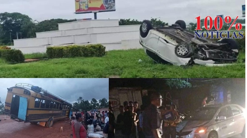 Accidentes de tránsito dejan 8 fallecidos y 53 lesionada en una semana en Nicaragua