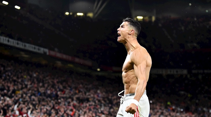 Cristiano, mejor jugador del mes en el Manchester United