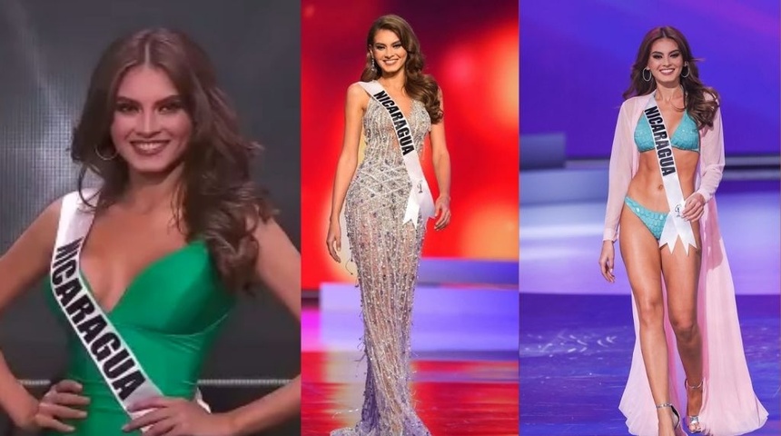 Miss Nicaragua, Ana Marcelo deslumbra en preliminar del Miss Universo