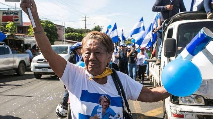 Muere doña Coquito la “abuelita vandálica” a los 84 años en Managua