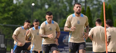 entrenamiento seleccion argentina futbol