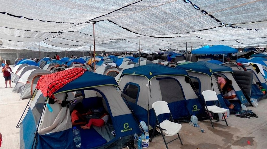 Llegada de haitianos satura albergues de la ciudad mexicana de Reynosa