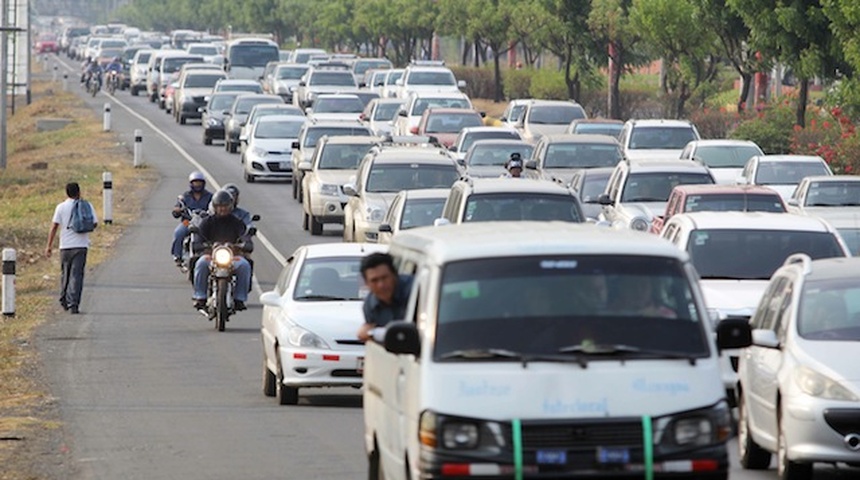 Paro vehicular otra forma de protesta contra el régimen Ortega Murillo