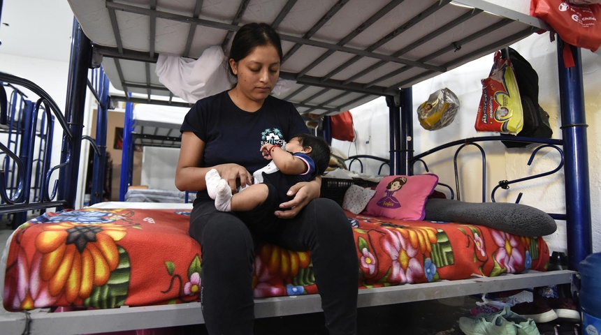 Dar a luz en la frontera, la desesperación de migrantes en el norte de México