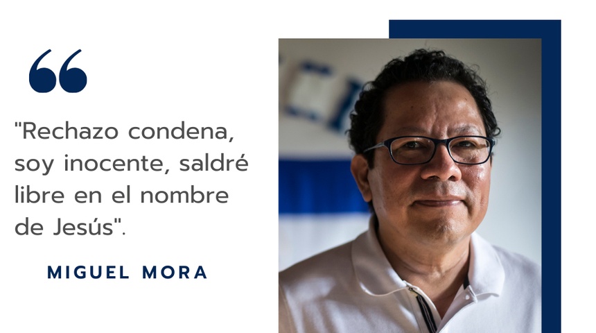 Dictadura de Daniel Ortega condena a 13 años de cárcel al periodista Miguel Mora