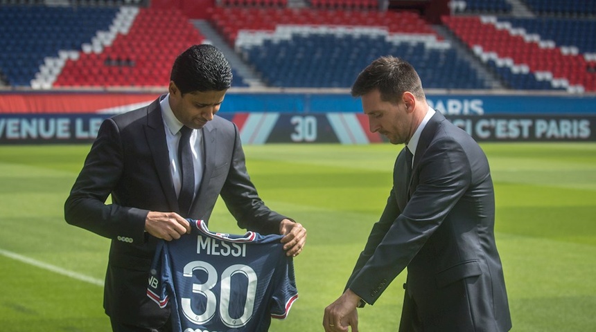 Messi se entrena por primera vez con el PSG