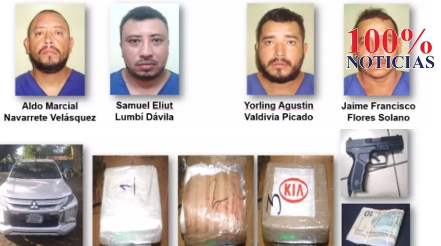 Policía en Nicaragua incauta más de 80 mil dólares en cocaína en Managua