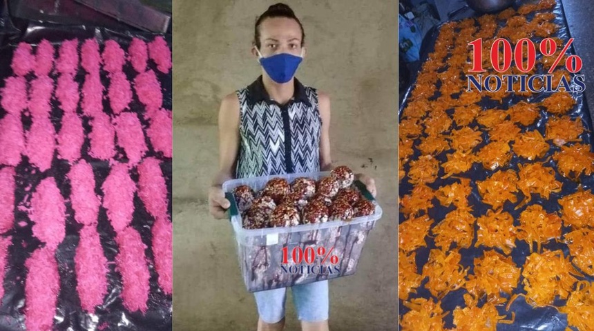 “Lady Vulgaraza” emprende con venta de dulces nicaragüenses en Costa Rica para subsistir