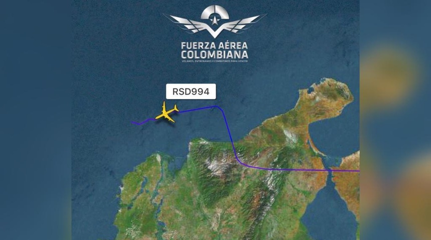 Avión ruso que violó espacio aéreo colombiano aterrizó en Managua