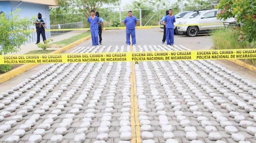 Policía en Nicaragua incauta media tonelada de marihuana en Estelí