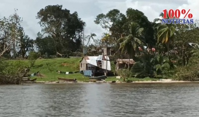 huracan julia danos laguna perlas nicaragua