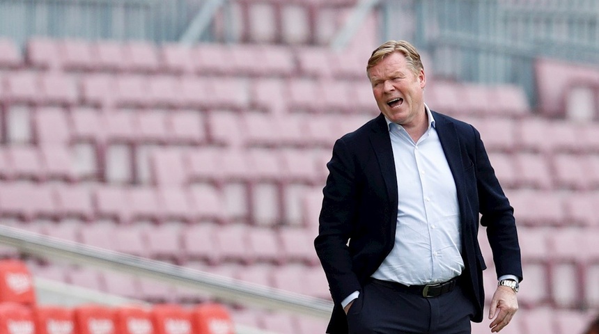 El Barcelona se despide de la temporada con una charla de Koeman