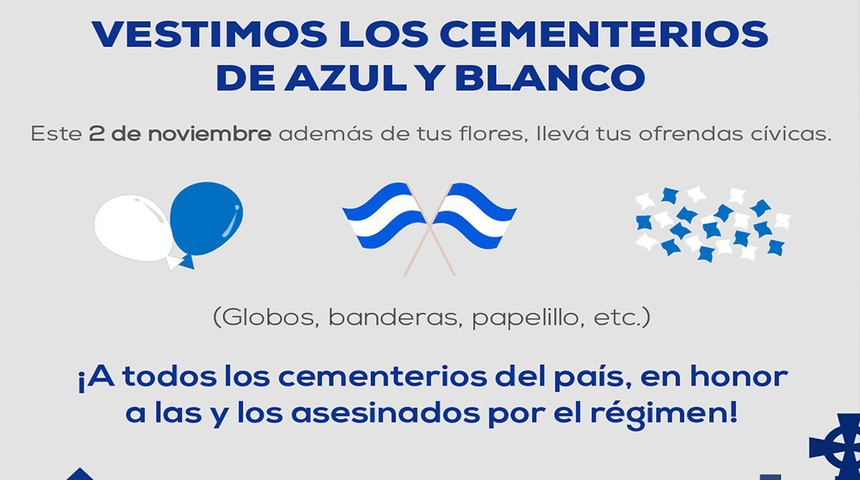 UNAB invita este 2 de noviembre a “vestir” de azul y blanco cementerios del país