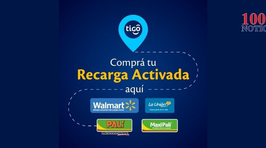 Tigo Nicaragua, pone a la disposición recargas activadas en todas las sucursales de Walmart