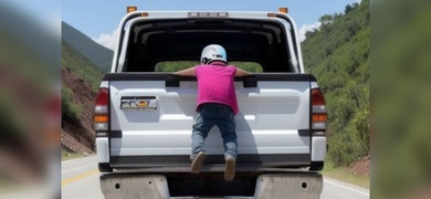 nino guindado en camioneta nicaragua