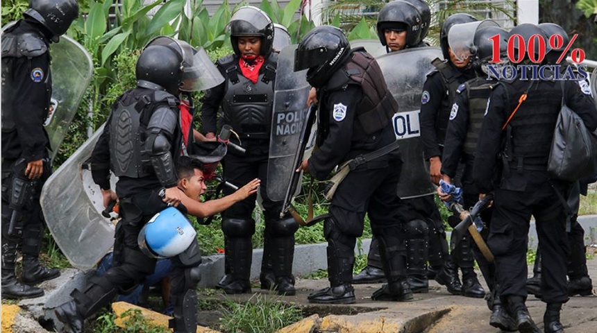 Cuáles son las razones de Estados Unidos para sancionar a la policía sandinista?