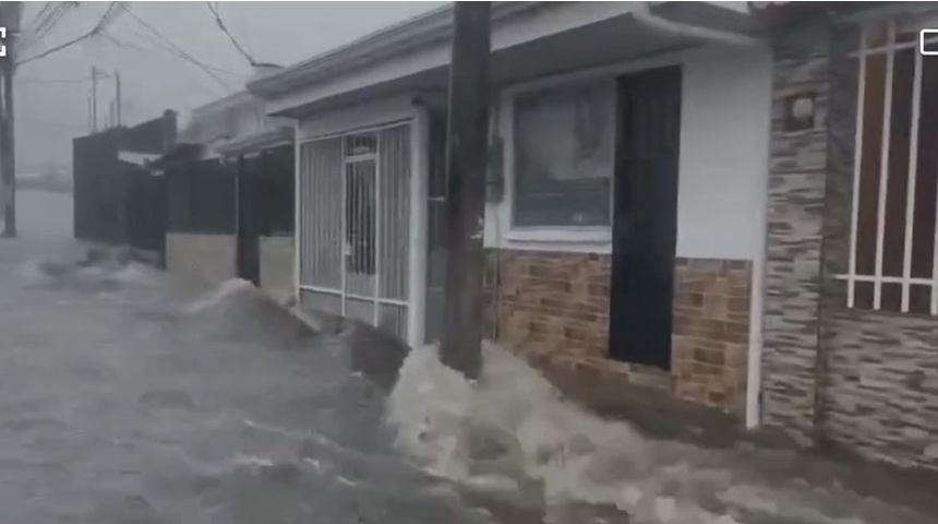 Fuerte aguacero con tormenta eléctrica provocó estragos en Cartago, Costa Rica