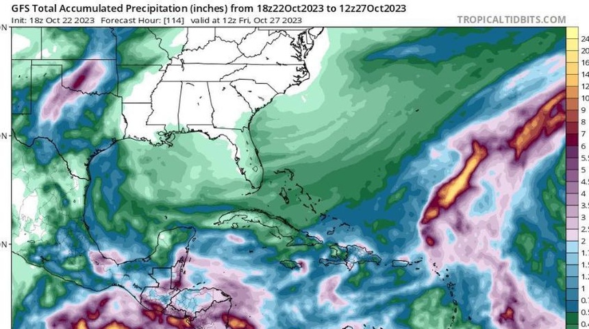 Alerta por desarrollo de ciclón tropical en caribe de Nicaragua