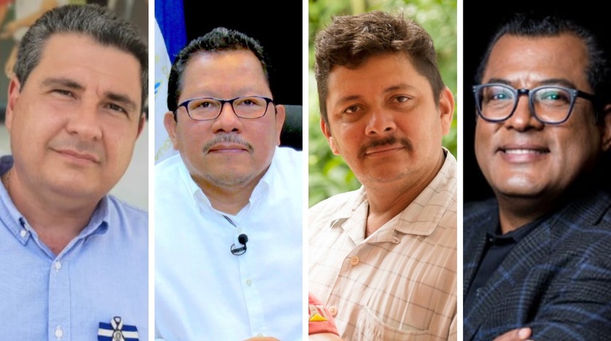 Cuatro aspirantes a la presidencia firman documento "Unidad Nicaragua Primero"