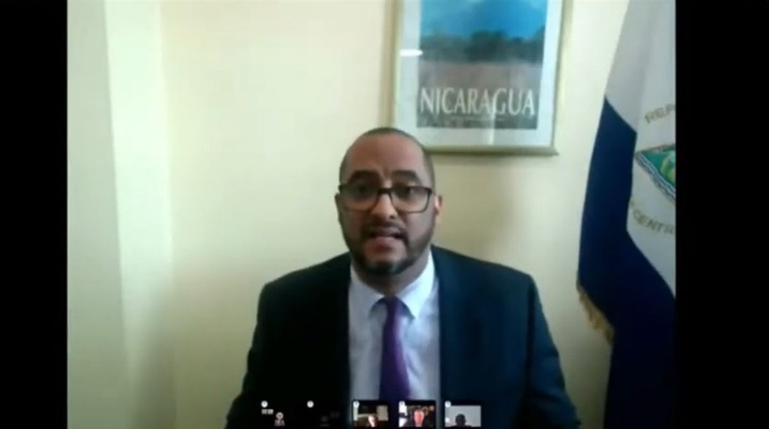 Arturo Mcfields en representación de Nicaragua se sumó a resolución en contra de guerra de Ucrania