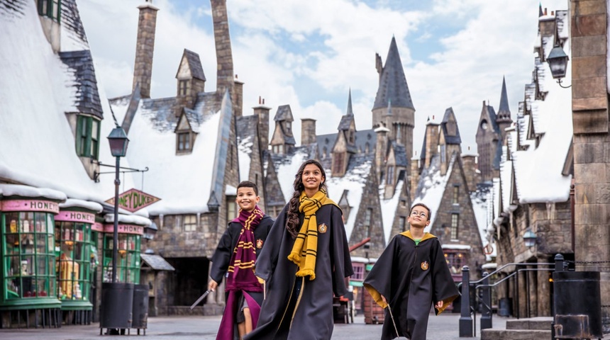 La Navidad llega a Universal Studios Hollywood con Harry Potter como estrella