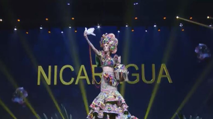 Miss Nicaragua rinde honor al pueblo heroico de Monimbó en Miss Universe 2018