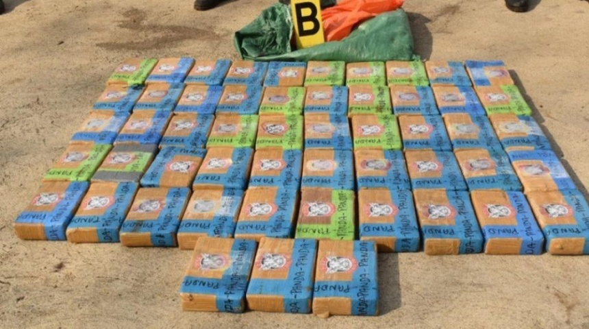 Fuerza Naval decomisa 60 kilos de cocaína en Chinandega