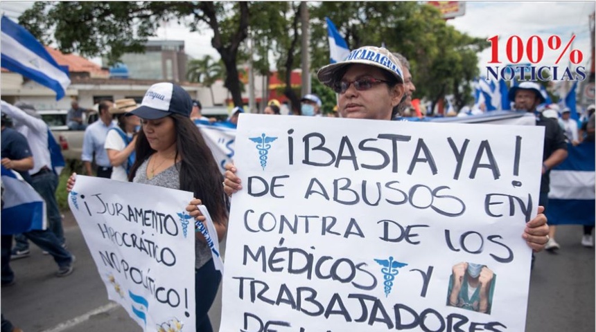 21 Asociaciones Médicas en Nicaragua respaldan a médicos independientes que rechazan represalias y despidos por informar del COVID-19