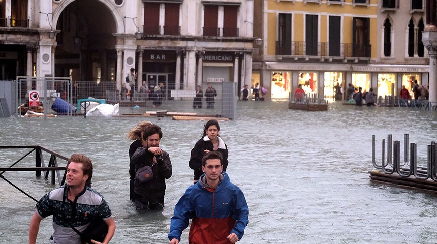 La peor inundación en Venecia en los últimos 10 años