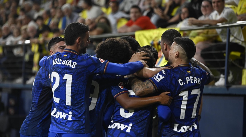 El Getafe respira y frena al Villarreal 1-1