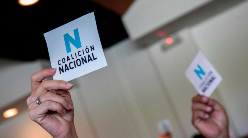 Coalición Nacional se reúne con comisión de buena voluntad