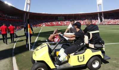 jugador luis suarez lesionado