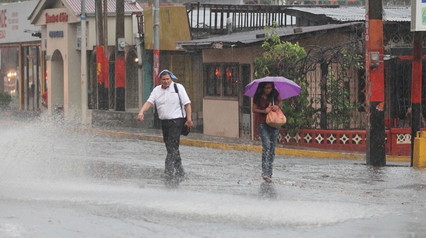 Sistemas de baja presión continuará provocando lluvias en diferentes zonas de Nicaragua