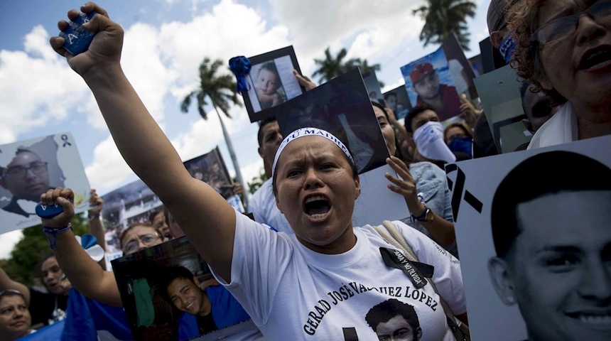 Madres de Abril denuncian ser víctimas de "terrorismo de Estado" en Nicaragua