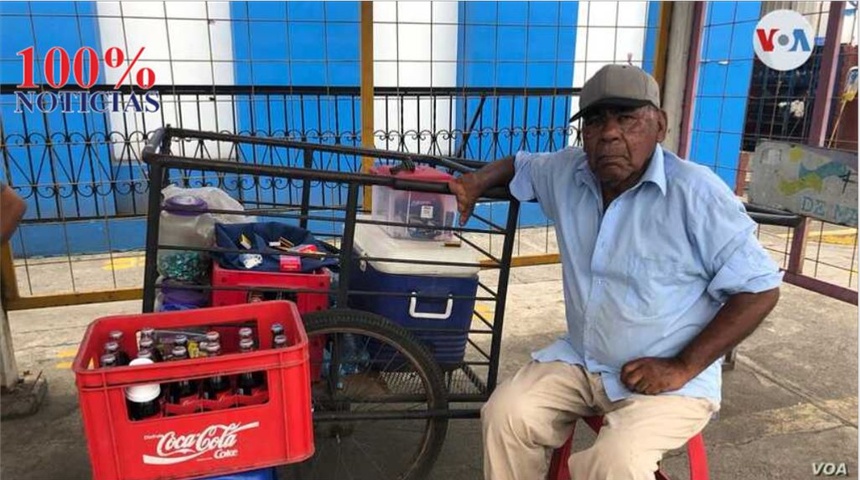 "Andamos encima de la muerte": ancianos en Nicaragua se exponen trabajando pese a pandemia