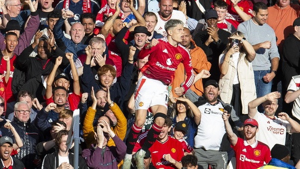 Manchester United celebra gol